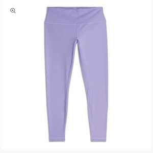NWOT lululemon dark lavender Wunder Train 25”
